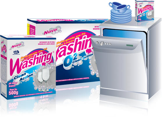 Lava Louça e Tira Manchas Washing